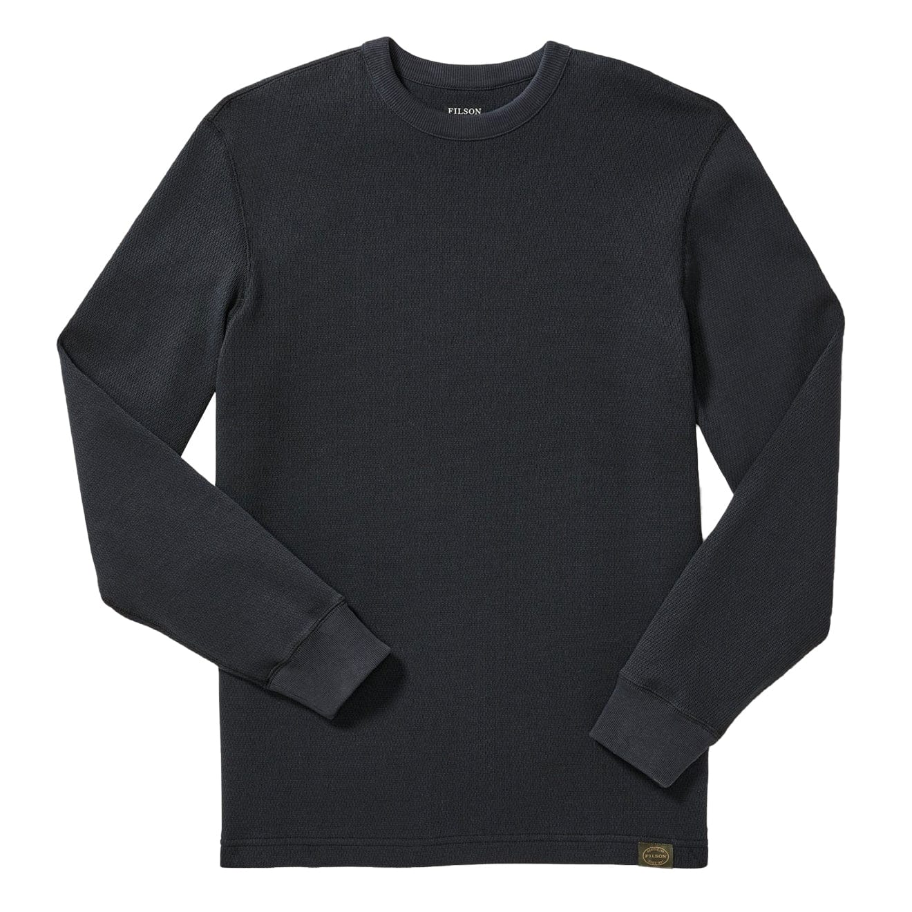 Filson Waffle Knit Thermal Crew Neck L/S Top Navy - The Sporting Lodge