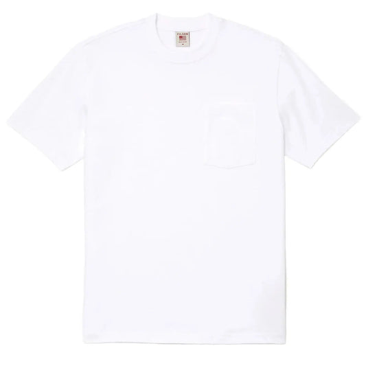 Filson S/S Pioneer Solid One Pocket Bright White - The Sporting Lodge