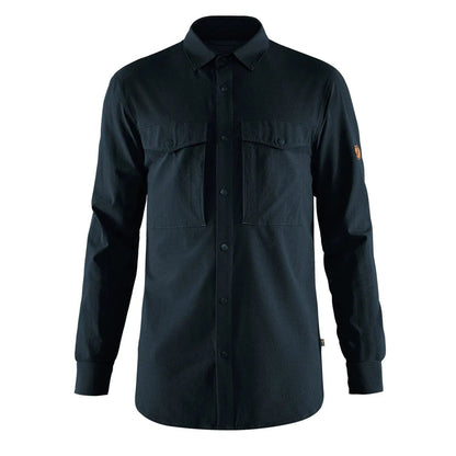 Fjallaven Abisko Trekking Shirt Dark Navy - The Sporting Lodge