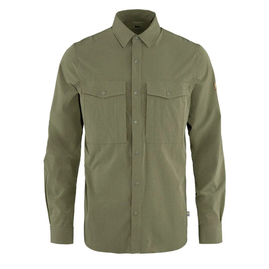 Fjallraven Abisko Trekking Shirt Light Olive - The Sporting Lodge