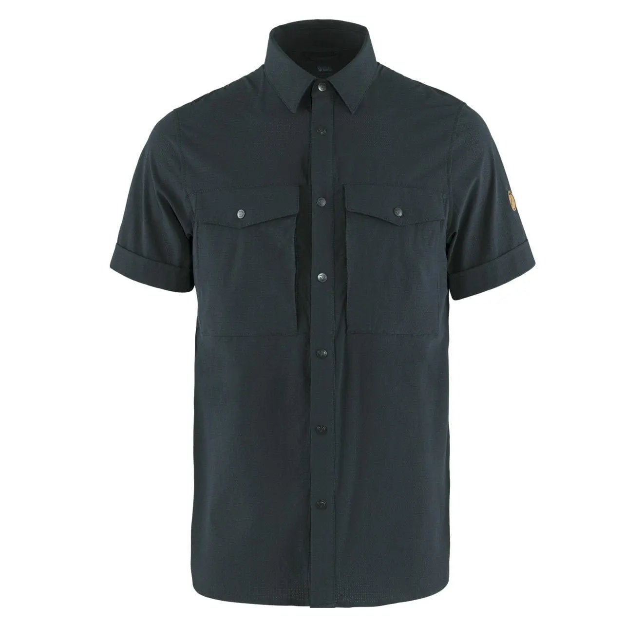 Fjallraven Abisko Trekking Shirt S/S Dark Navy - The Sporting Lodge