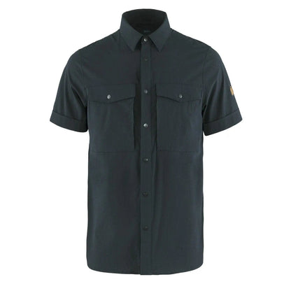 Fjallraven Abisko Trekking Shirt S/S Dark Navy - The Sporting Lodge