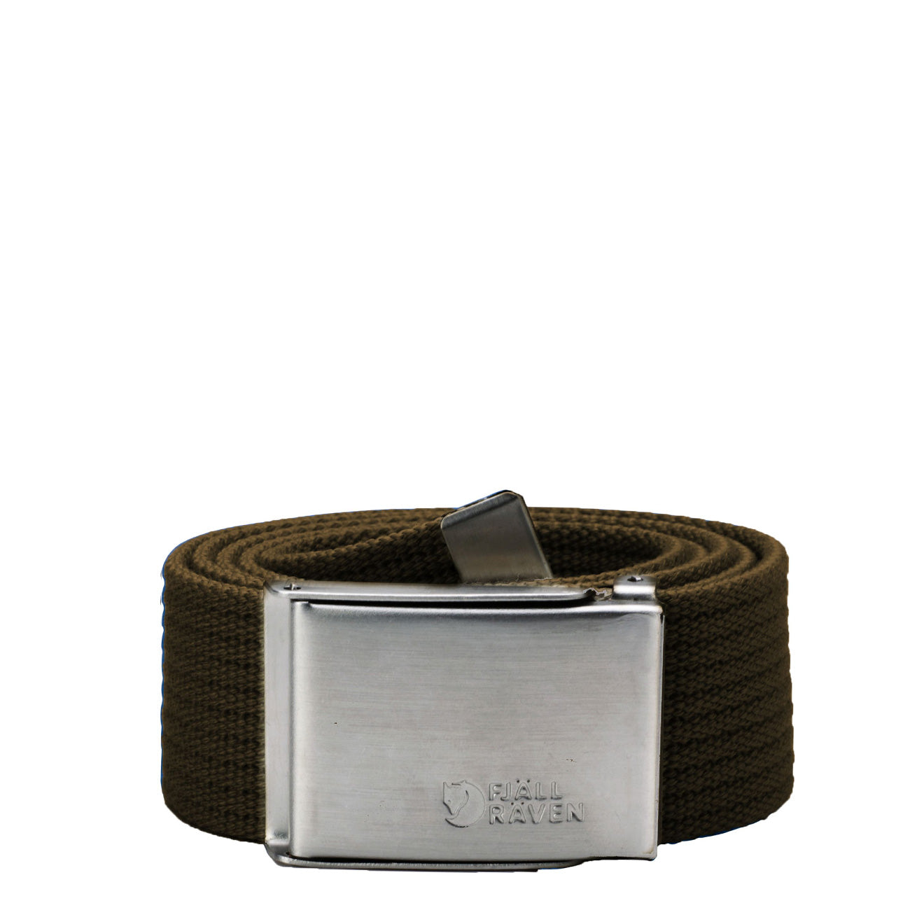 Fjallraven Canvas Belt Dark Olive - The Sporting Lodge