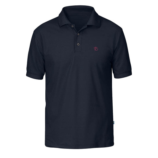 Fjallraven Crowley Pique Shirt Blue Black - The Sporting Lodge