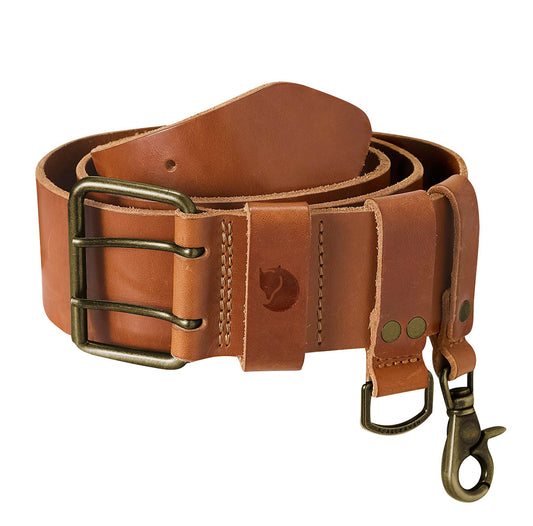 Fjallraven Equipment Belt Leather Cognac - The Sporting Lodge