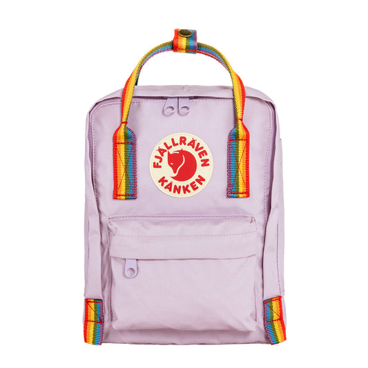 Fjallraven Kanken Rainbow Mini Pastel Lavender-Rainbow - The Sporting Lodge