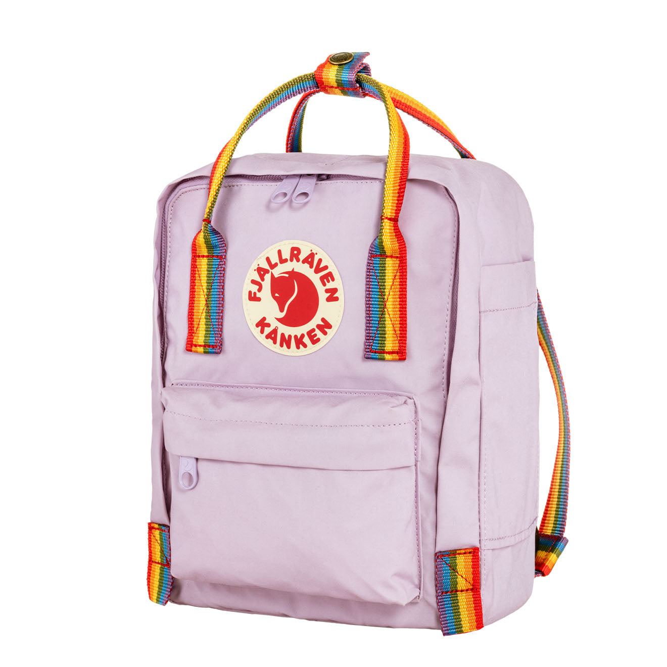 Fjallraven Kanken Rainbow Mini Pastel Lavender-Rainbow - The Sporting Lodge