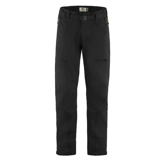 Fjallraven Keb Eco Shell Trousers Black - The Sporting Lodge