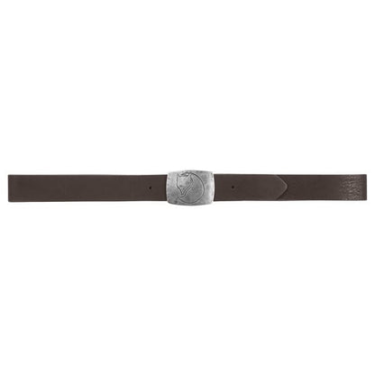 Fjallraven Murena Silver Belt Leather Brown - The Sporting Lodge