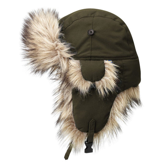Fjallraven Nordic Heater Hat Dark Olive - The Sporting Lodge