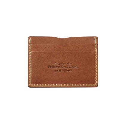 Fjallraven Ovik Card Holder Leather Cognac - The Sporting Lodge