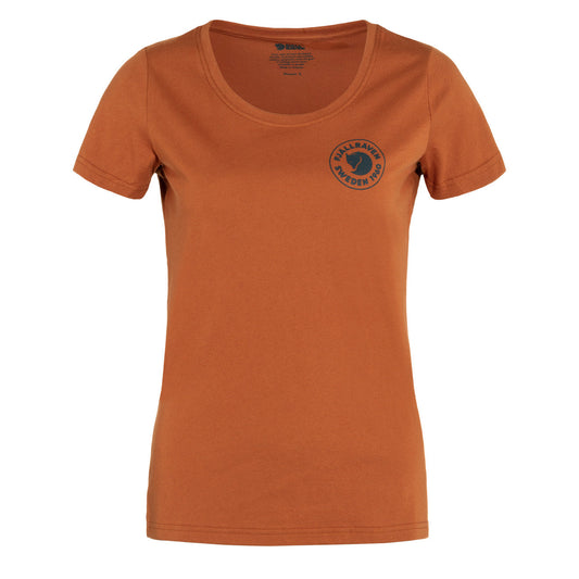 Fjallraven Womens 1960 Logo T-Shirt Terracotta Brown - The Sporting Lodge