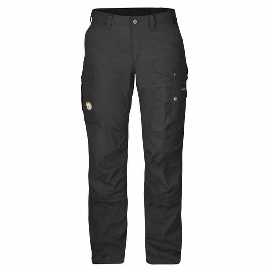 Fjallraven Womens Barents Pro Trousers Short Leg Black / Black - The Sporting Lodge