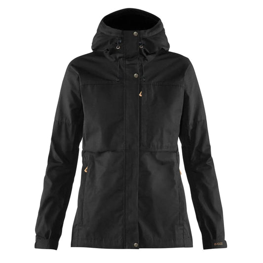 Fjallraven Womens Kaipak Jacket Black - The Sporting Lodge