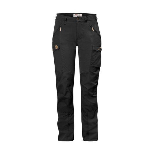 Fjallraven Womens Nikka Trousers Curved Black - The Sporting Lodge