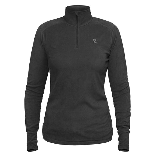 Fjallraven Womens Skare Microfleece Half Zip Dark Grey - The Sporting Lodge