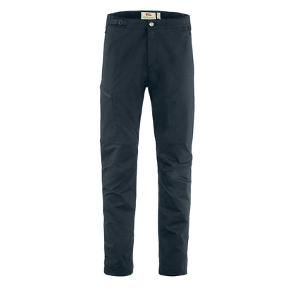 Fjallraven Abisko Hike Trousers Dark Navy REG LEG - The Sporting Lodge
