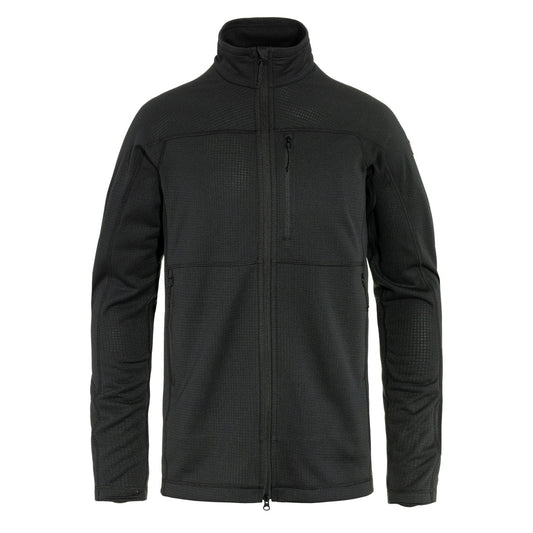 Fjallraven Abisko Lite Fleece Jacket Black - The Sporting Lodge