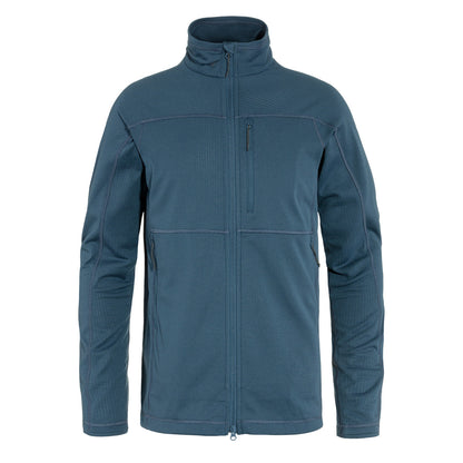 Fjallraven Abisko Lite Fleece Jacket Indigo Blue - The Sporting Lodge