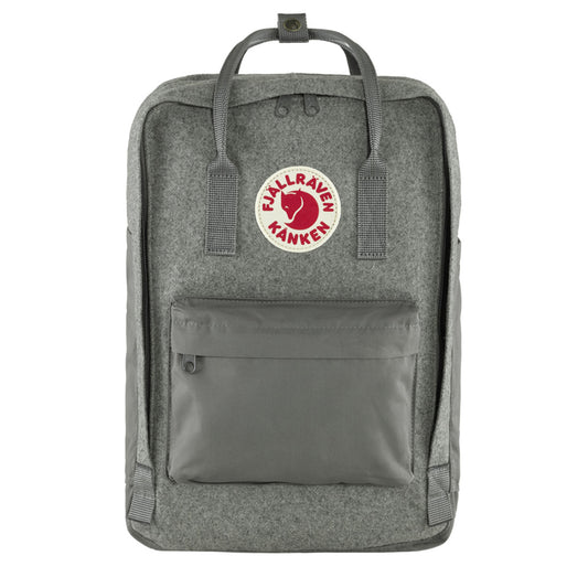Fjallraven Kanken Re-Wool Laptop 15  Granite Grey - The Sporting Lodge