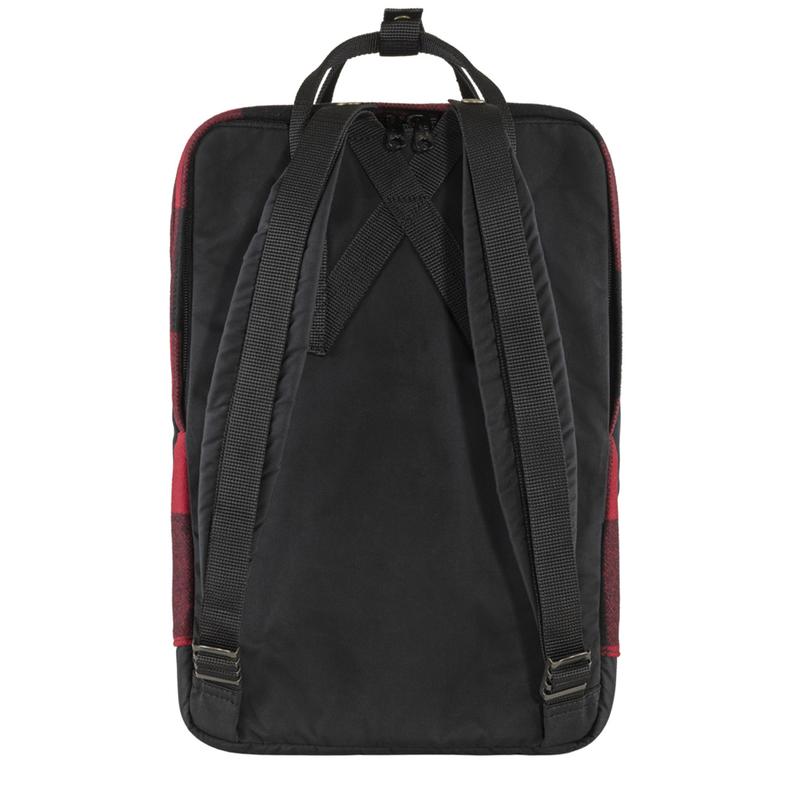 Fjallraven Kanken Re-Wool Laptop 15  Red / Black - The Sporting Lodge