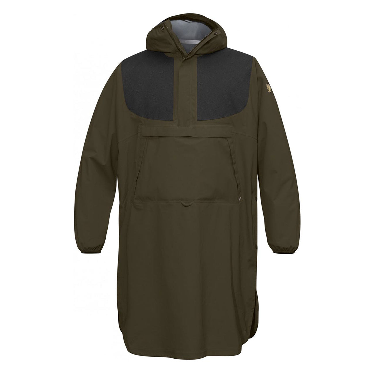 Fjallraven Lappland Eco Shell Poncho Dark Olive - The Sporting Lodge
