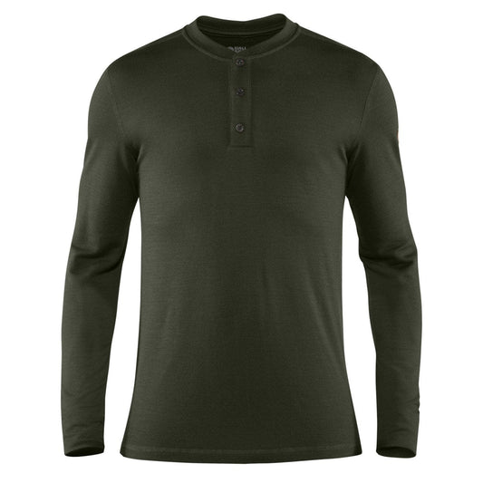 Fjallraven Singi Merino Henley Deep Forest - The Sporting Lodge