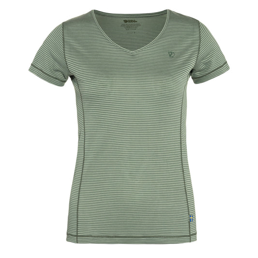 Fjallraven Womens Abisko Cool T-Shirt Patina Green - The Sporting Lodge