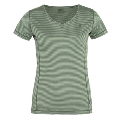 Fjallraven Womens Abisko Cool T-Shirt Patina Green - The Sporting Lodge