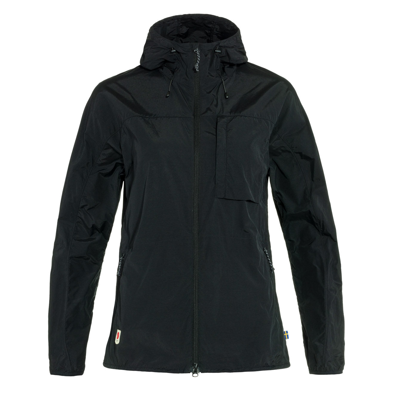 Fjallraven Womens High Coast Wind Jacket Black - The Sporting Lodge