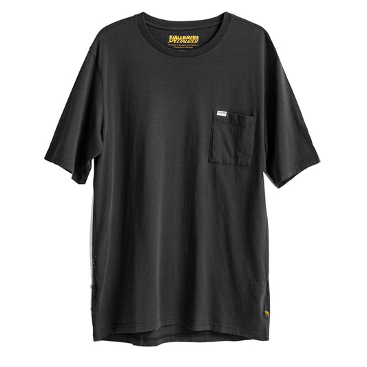 Fjallraven x Specialized Cotton Pocket T-shirt Black - The Sporting Lodge