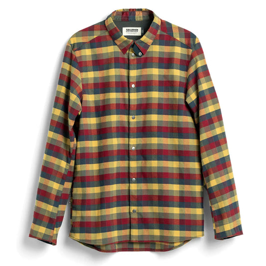 Fjallraven x Specialized Riders Flannel Shirt LS Flag Check - The Sporting Lodge