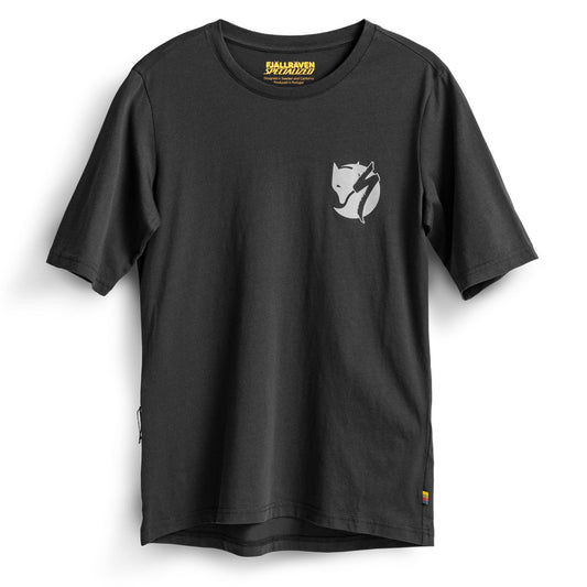 Fjallraven x Specialized Womens Cotton Pocket T-shirt Black - The Sporting Lodge