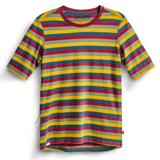 Fjallraven x Specialized Womens Cotton Striped T-shirt Flag Stripe - The Sporting Lodge