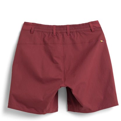 Fjallraven x Specialized Womens Riders Hybrid Shorts Bordeaux Red - The Sporting Lodge