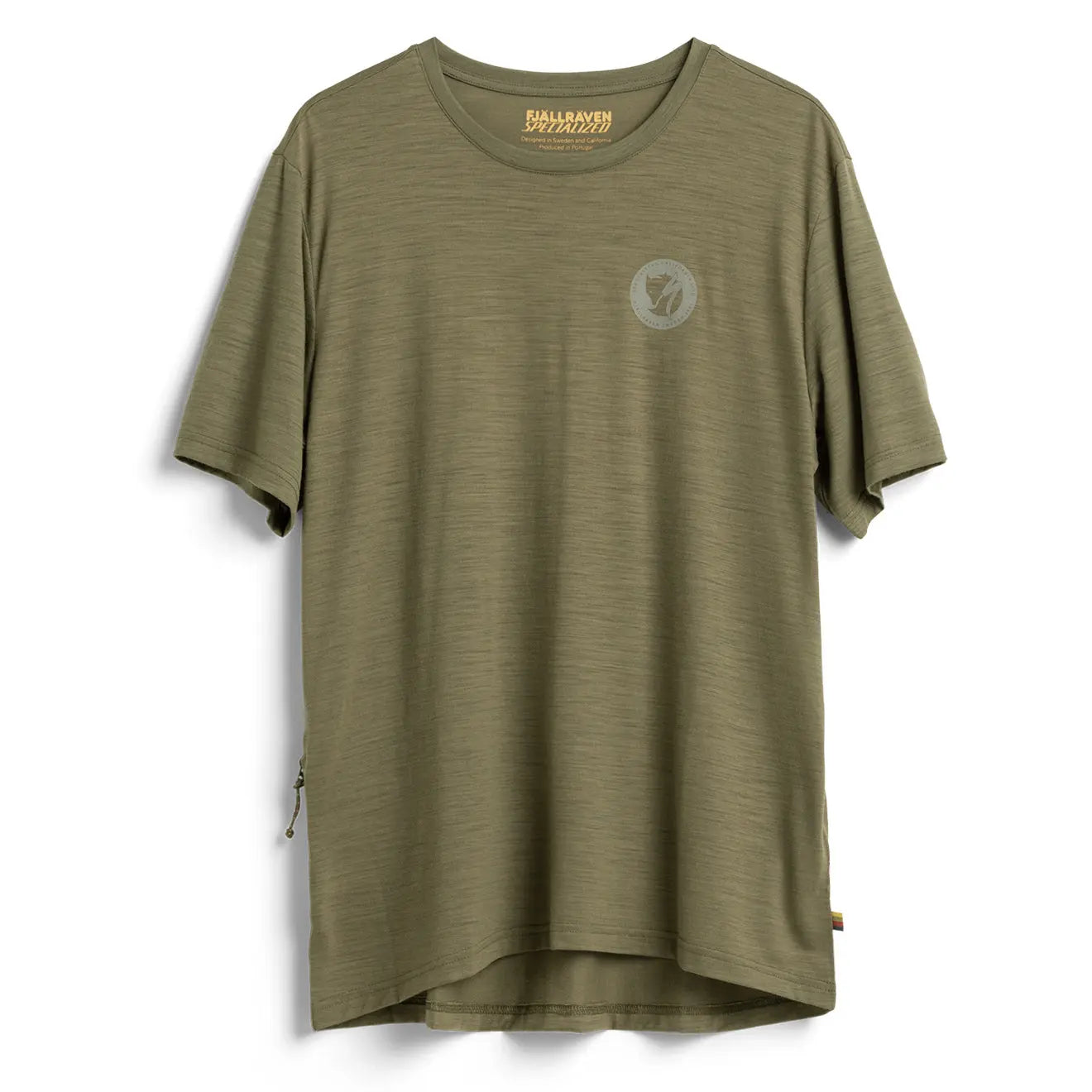 Fjallraven x Specialized Wool T-Shirt Green - The Sporting Lodge
