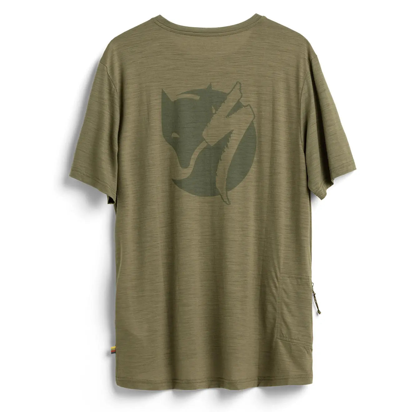 Fjallraven x Specialized Wool T-Shirt Green - The Sporting Lodge