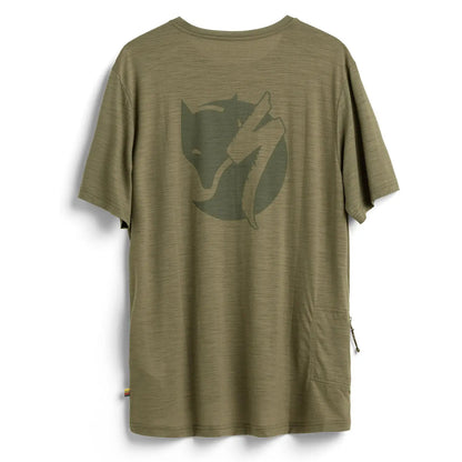 Fjallraven x Specialized Wool T-Shirt Green - The Sporting Lodge