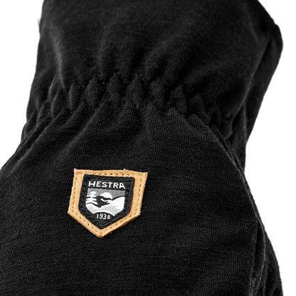 Hestra Merino Windwool Liner Glove Black - The Sporting Lodge