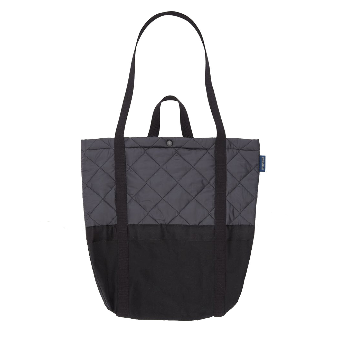 Lavenham Split Tote Bag Black - The Sporting Lodge
