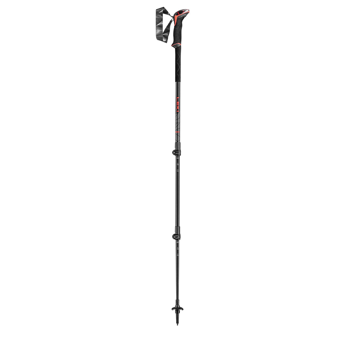 Leki Poles Makalu Bright Red / Black / Dark Anthracite - The Sporting Lodge
