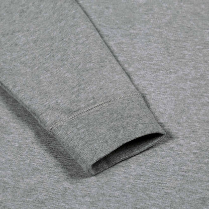 Sunspel Loopback Sweatshirt Grey Melange - The Sporting Lodge