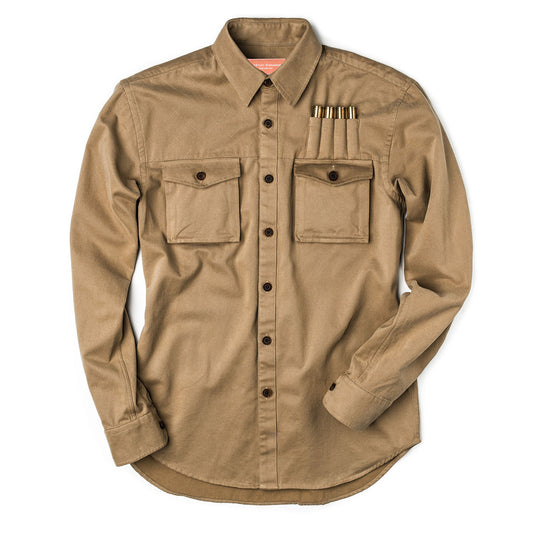 Westley Richards The Expedition Safari Shirt Brushed Sand - The Sporting Lodge