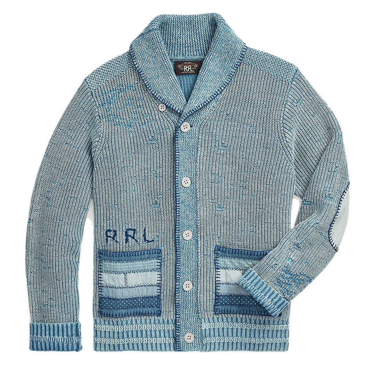Spring 1 Rrl Cardigan RRL by Ralph Lauren Cotton Linen Cardigan Light Indigo