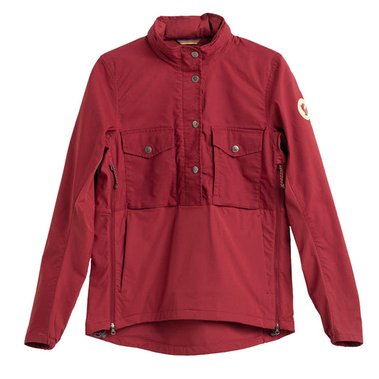 Fjallraven x Specialized Womens Raven Anorak Pomegranate Red - The Sporting Lodge
