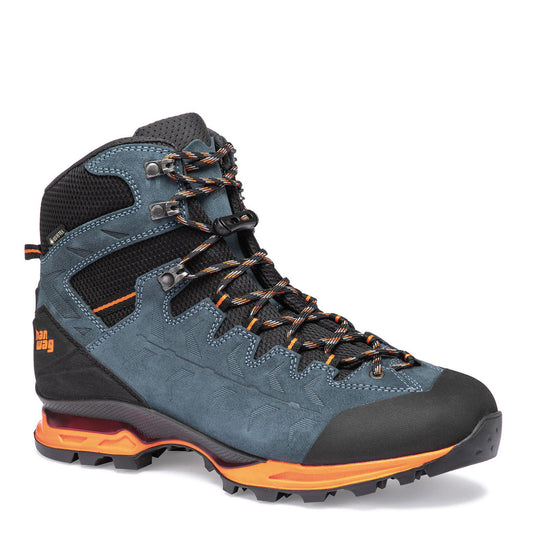 Hanwag Makra Trek Boots GTX Steel / Orange - The Sporting Lodge
