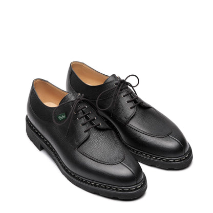 Paraboot Avignon Shoe Grained Black Leather - The Sporting Lodge
