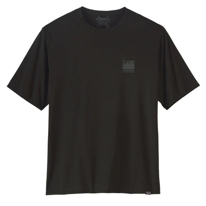Patagonia Capilene Cool Daily Graphic Shirt Alpine Icon / Black - The Sporting Lodge