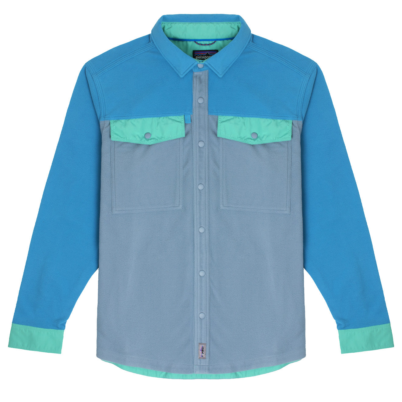 Patagonia L/S Early Rise Snap Shirt Light Plume Grey - The Sporting Lodge