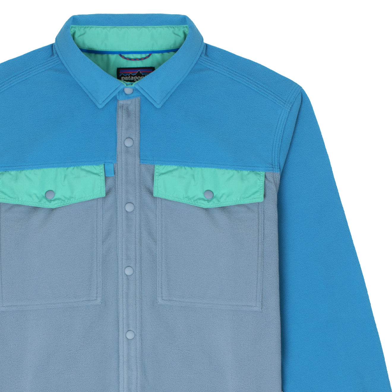 Patagonia L/S Early Rise Snap Shirt Light Plume Grey - The Sporting Lodge